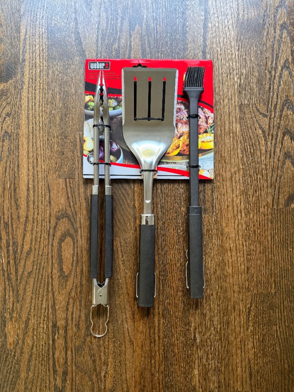 Weber Precision 3-Piece Grill Stainless Steel BBQ Tool Set | NWT